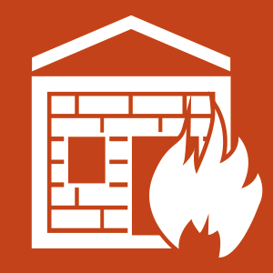 Icon Baulicher Brandschutz